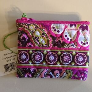 Vera Bradley Paisley Coin Purse